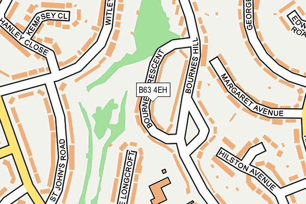 B63 4EH map - OS OpenMap – Local (Ordnance Survey)