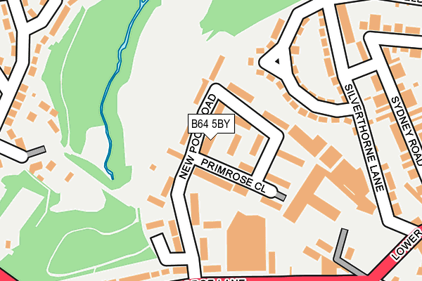 B64 5BY map - OS OpenMap – Local (Ordnance Survey)