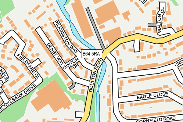 B64 5RA map - OS OpenMap – Local (Ordnance Survey)