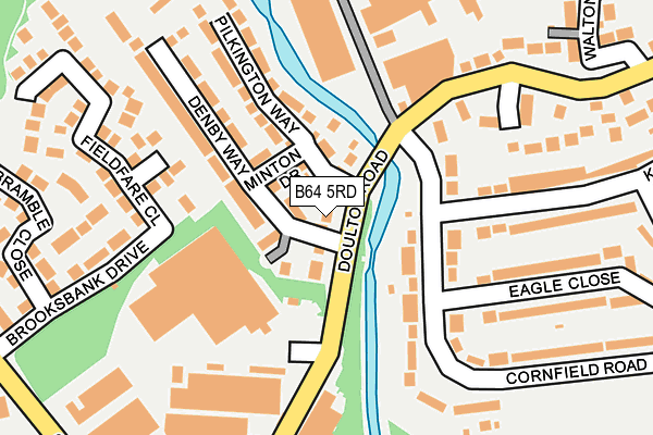 B64 5RD map - OS OpenMap – Local (Ordnance Survey)