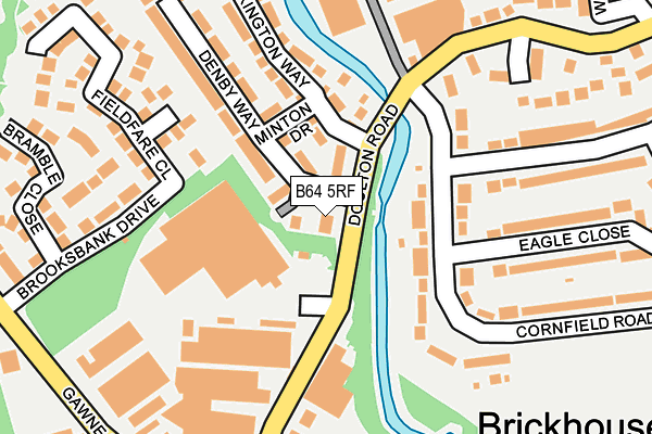 B64 5RF map - OS OpenMap – Local (Ordnance Survey)