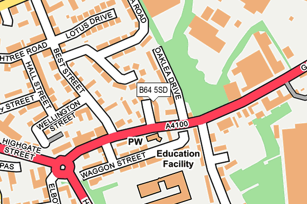 B64 5SD map - OS OpenMap – Local (Ordnance Survey)