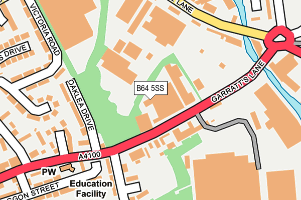 B64 5SS map - OS OpenMap – Local (Ordnance Survey)