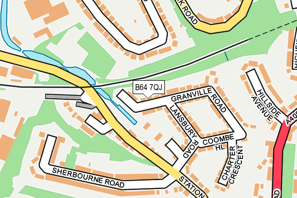 B64 7QJ map - OS OpenMap – Local (Ordnance Survey)
