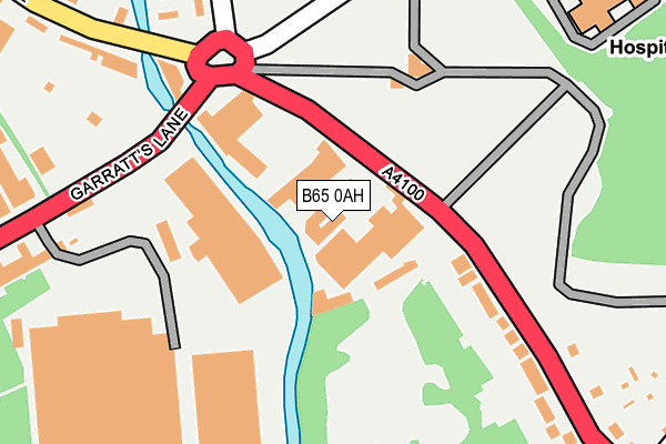 B65 0AH map - OS OpenMap – Local (Ordnance Survey)