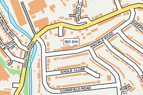 B65 8HH map - OS OpenMap – Local (Ordnance Survey)