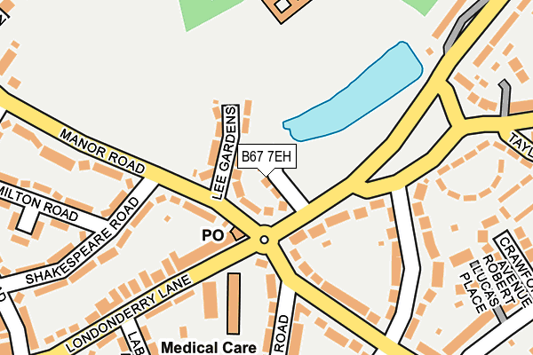 B67 7EH map - OS OpenMap – Local (Ordnance Survey)