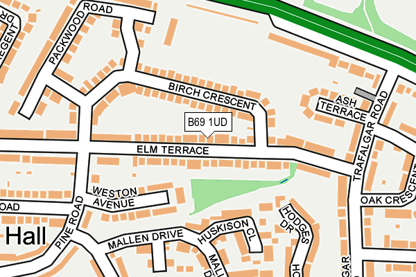 B69 1UD map - OS OpenMap – Local (Ordnance Survey)