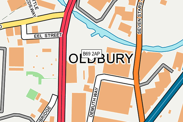 B69 2AP map - OS OpenMap – Local (Ordnance Survey)