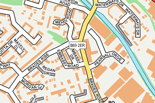 B69 2ER map - OS OpenMap – Local (Ordnance Survey)