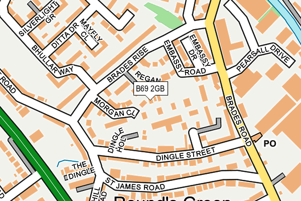 B69 2GB map - OS OpenMap – Local (Ordnance Survey)