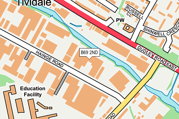 B69 2ND map - OS OpenMap – Local (Ordnance Survey)