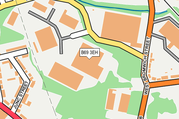B69 3EH map - OS OpenMap – Local (Ordnance Survey)