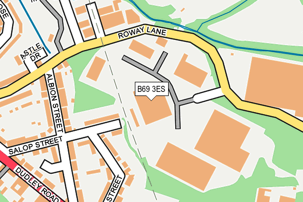 B69 3ES map - OS OpenMap – Local (Ordnance Survey)