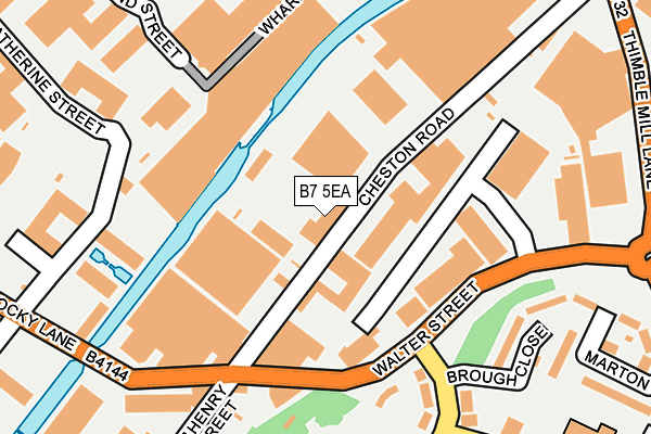 B7 5EA map - OS OpenMap – Local (Ordnance Survey)