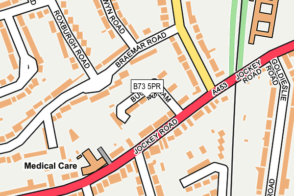 B73 5PR map - OS OpenMap – Local (Ordnance Survey)