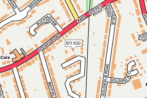 B73 5QQ map - OS OpenMap – Local (Ordnance Survey)