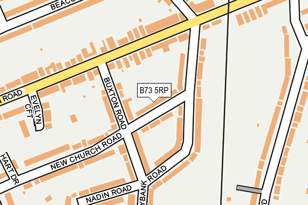 B73 5RP map - OS OpenMap – Local (Ordnance Survey)