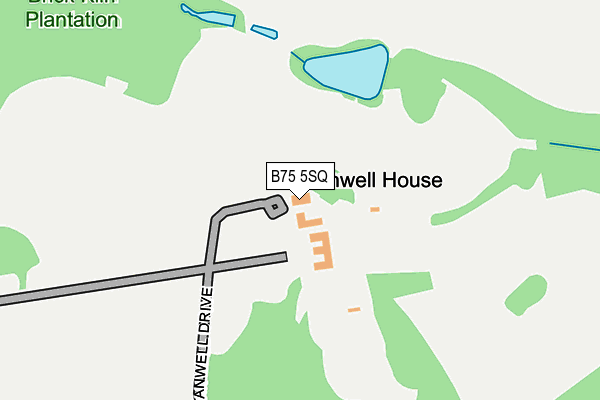 B75 5SQ map - OS OpenMap – Local (Ordnance Survey)