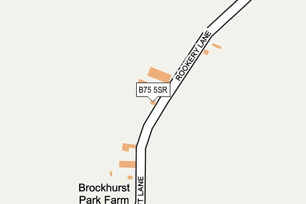 B75 5SR map - OS OpenMap – Local (Ordnance Survey)