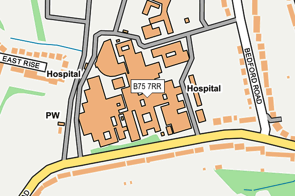 B75 7RR map - OS OpenMap – Local (Ordnance Survey)
