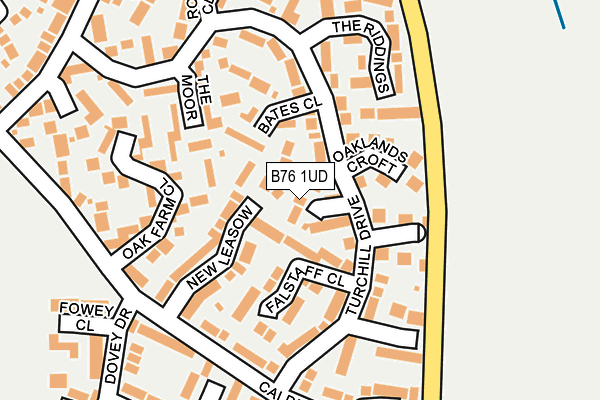 B76 1UD map - OS OpenMap – Local (Ordnance Survey)