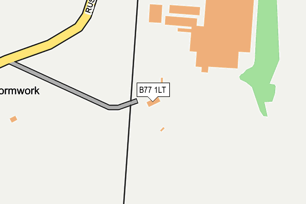 B77 1LT map - OS OpenMap – Local (Ordnance Survey)