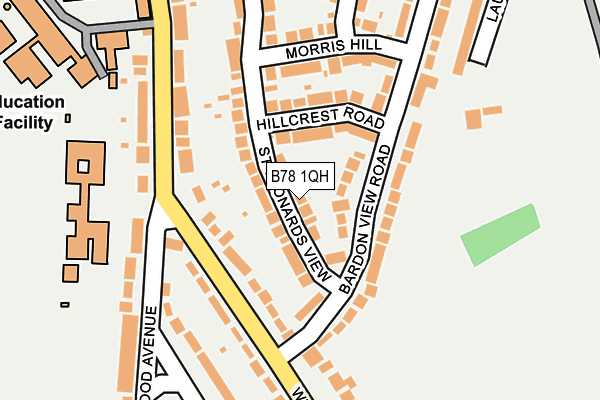 B78 1QH map - OS OpenMap – Local (Ordnance Survey)