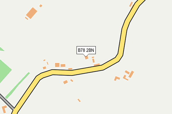 B78 2BN map - OS OpenMap – Local (Ordnance Survey)