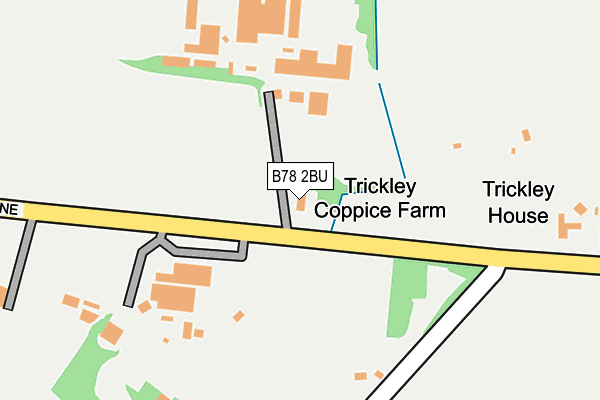 B78 2BU map - OS OpenMap – Local (Ordnance Survey)