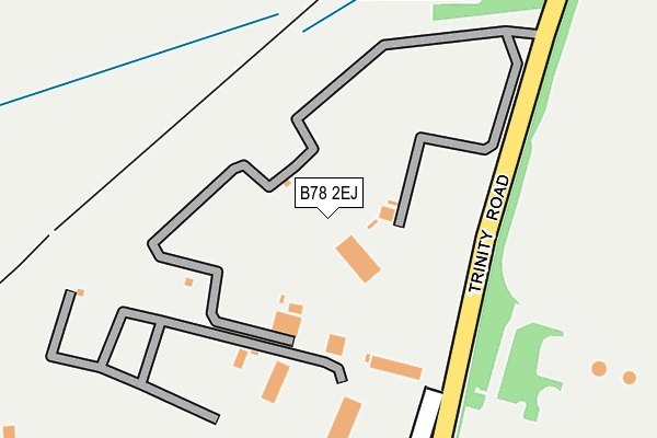 B78 2EJ map - OS OpenMap – Local (Ordnance Survey)