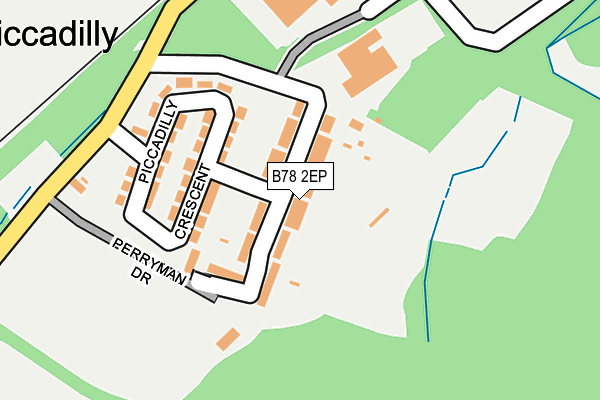 B78 2EP map - OS OpenMap – Local (Ordnance Survey)