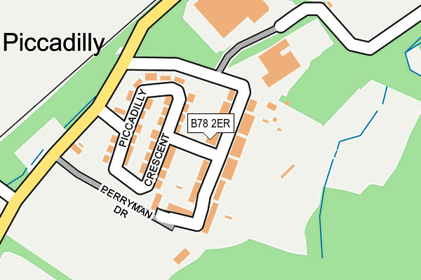 B78 2ER map - OS OpenMap – Local (Ordnance Survey)