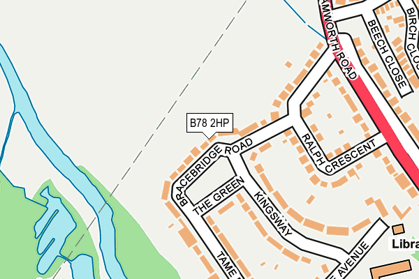 B78 2HP map - OS OpenMap – Local (Ordnance Survey)