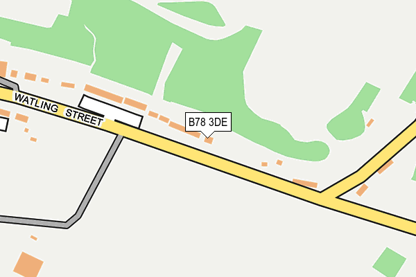 B78 3DE map - OS OpenMap – Local (Ordnance Survey)