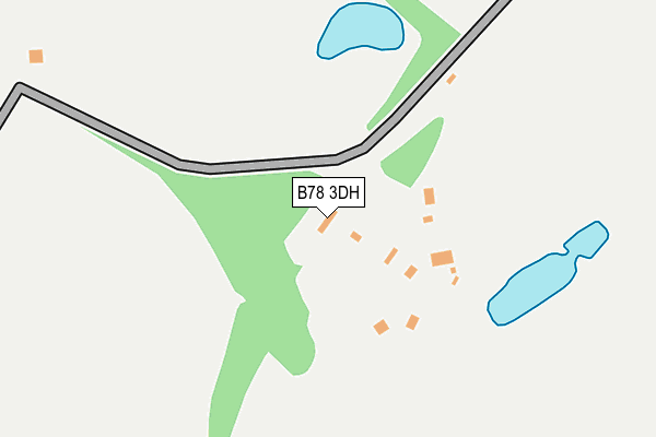 B78 3DH map - OS OpenMap – Local (Ordnance Survey)