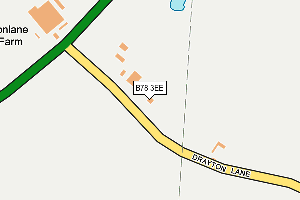 B78 3EE map - OS OpenMap – Local (Ordnance Survey)
