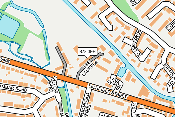 B78 3EH map - OS OpenMap – Local (Ordnance Survey)