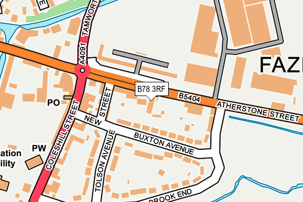 B78 3RF map - OS OpenMap – Local (Ordnance Survey)