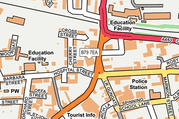 B79 7EA map - OS OpenMap – Local (Ordnance Survey)
