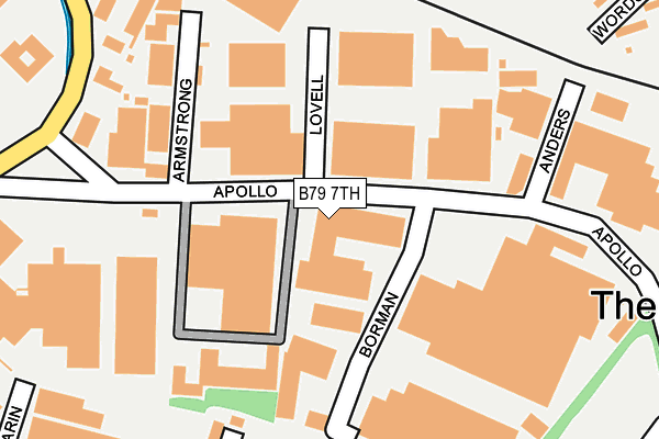B79 7TH map - OS OpenMap – Local (Ordnance Survey)