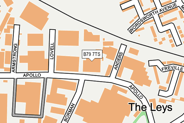 B79 7TS map - OS OpenMap – Local (Ordnance Survey)