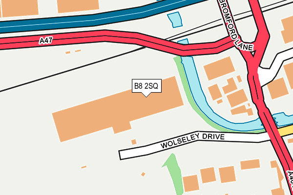 B8 2SQ map - OS OpenMap – Local (Ordnance Survey)