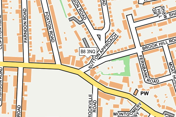 B8 3NQ map - OS OpenMap – Local (Ordnance Survey)