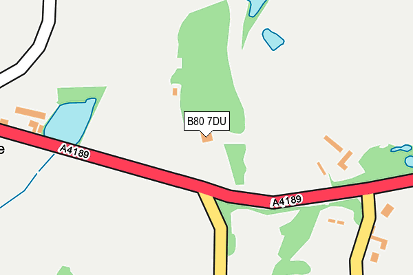 B80 7DU map - OS OpenMap – Local (Ordnance Survey)