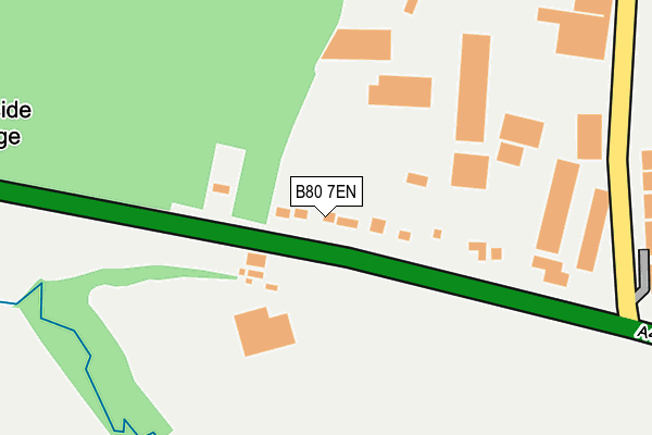 B80 7EN map - OS OpenMap – Local (Ordnance Survey)