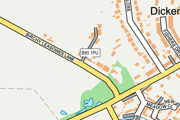 B90 1PU map - OS OpenMap – Local (Ordnance Survey)