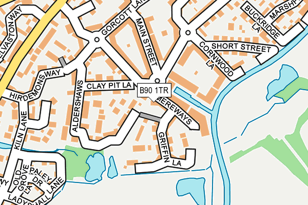 B90 1TR map - OS OpenMap – Local (Ordnance Survey)