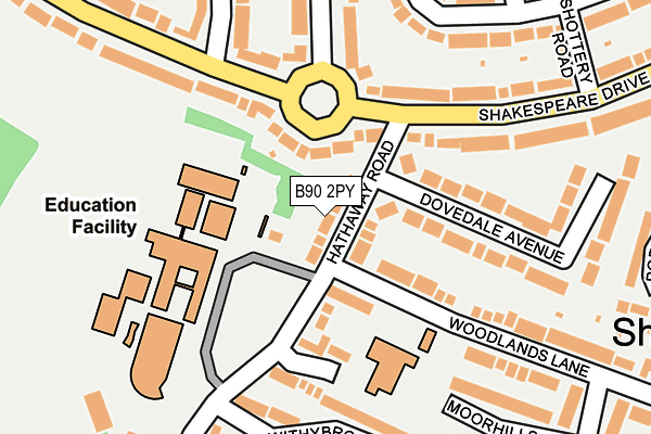 B90 2PY map - OS OpenMap – Local (Ordnance Survey)