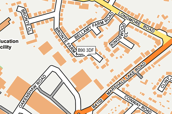 B90 3DF map - OS OpenMap – Local (Ordnance Survey)